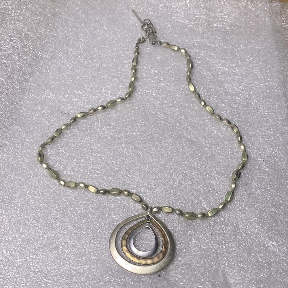 Kenneth Cole Silver Necklacd